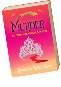Book cover for "Murder at the Arabian Nights"